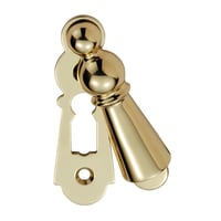Carlisle Brass Delamain Large Covered Escutcheon Polished Brass