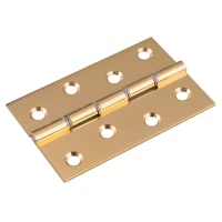 Carlisle Brass Double Steel Washered Butt Hinge 102mm Electro Brassed