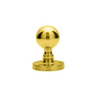 Carlisle Brass Victorian Style Ball Shaped Mortice Knob Polished Brass