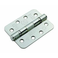 Eurospec Marine Grade Fire Door Ball Bearing Hinge Steel Satin Stainless Steel Pack of 2