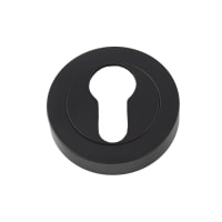 Carlisle Brass Euro Escutcheon 50 x 10mm Matt Black