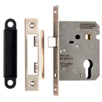 Eurospec Easi-T Economy Euro Profile Sashlock 76mm Satin Nickel