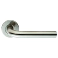 Eurospec Contract Straight Lever on Sprung Rose Satin Stainless Steel
