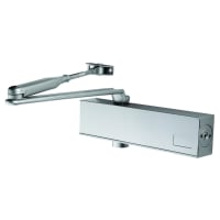 Eurospec Size 2-6 Fire Door Closer Silver with Backcheck