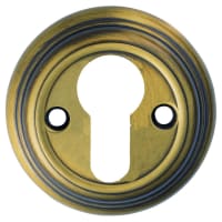 Carlisle Brass Delamain Escutcheon Euro Profile Florentine Bronze