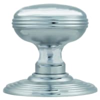 Carlisle Brass Delamain Ringed Concealed Fix Knob Polished Chrome