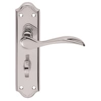 Carlisle Brass Madrid Lever on Backplate Bathroom Polished Chrome