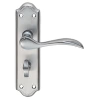 Carlisle Brass Madrid Lever on Bathroom Backplate Satin Chrome