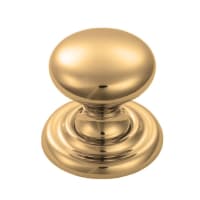 Carlisle Brass Fingertip Victorian Knob 25mm Polished Brass