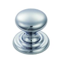 Carlisle Brass Fingertip Cupboard Knob 32mm Polished Chrome