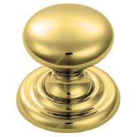 Carlisle Brass Fingertip Victorian Knob 38mm Polished Brass