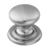 Carlisle Brass Fingertip Victorian Knob Polished Chrome