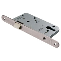 Eurospec DIN Standard Contract Latch Radius 55mm Satin Stainless Steel