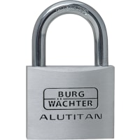 Burg Wachter 770 50mm Alutitan Aluminium Padlock