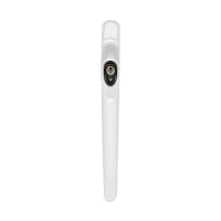 ERA Maxim Inline Locking Window Handle White 40mm Spindle Black Button