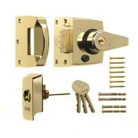 ERA British Standard High Security Nightlatch 40mm in Brass Finish