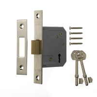 ERA 3 Lever Deadlock 2 1/2"  (64mm) Chrome