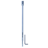 TIMco Flat Bit Extension Rod 300 x 6.35mm Uncoated
