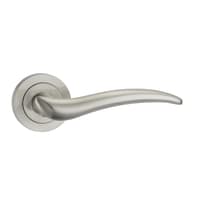 Fortessa Swish Contempo Lever on Round Rose Satin Nickel