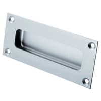 Eurospec Flush Pull 100 x 50mm Satin Anodised Aluminium