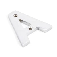 From The Anvil Polished Chrome Letter A