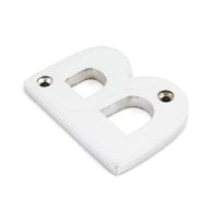 From The Anvil Polished Chrome Letter B