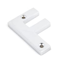 From The Anvil Polished Chrome Letter F