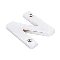 From The Anvil Polished Chrome Letter N