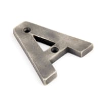 From The Anvil Antique Pewter Letter A