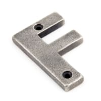 From The Anvil Antique Pewter Letter F