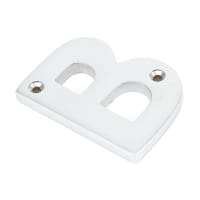 From The Anvil Satin Chrome Letter B