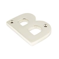 From The Anvil Polished Nickel Letter B
