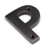 From The Anvil Aged Bronze Letter P