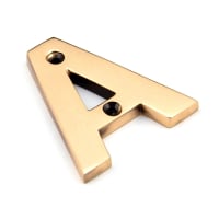 From The Anvil Polished Bronze Letter A