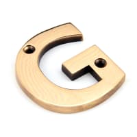 From The Anvil Polished Bronze Letter G