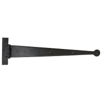 From The Anvil Black 22" Penny End T Hinge (pair)