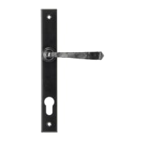 From The Anvil Black Avon Slimline Lever Espag. Lock Set