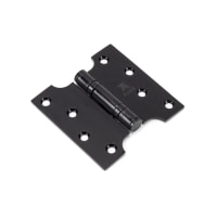 From The Anvil Black 4" x 2" x 4"  Parliament Hinge (pair) ss