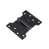 From The Anvil Black 4" x 3" x 5" Parliament Hinge (pair) ss