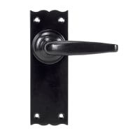 From The Anvil Black Oak Lever Latch Set