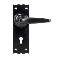 From The Anvil Black Oak Lever Lock Set