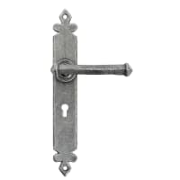 From The Anvil Pewter Tudor Lever Lock Set