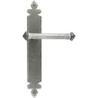 From The Anvil Pewter Tudor Lever Latch Set