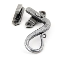From The Anvil Pewter Locking Shepherd's Crook Fastener - RH
