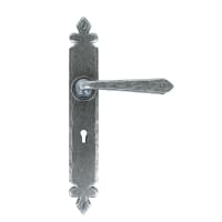 From The Anvil Pewter Cromwell Lever Lock Set