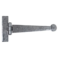From The Anvil Pewter 9" Penny End T Hinge (pair)