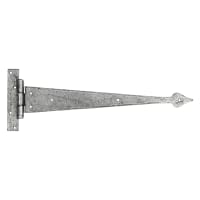 From The Anvil Pewter 15" Arrow Head T Hinge (pair)
