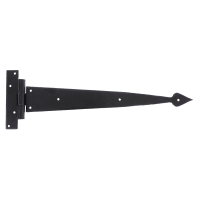 From The Anvil Black 15" Arrow Head T Hinge (pair)