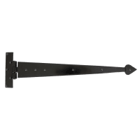 From The Anvil Black 22" Arrow Head T Hinge (pair)