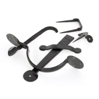 From The Anvil Black Medium Bean Thumblatch - XL